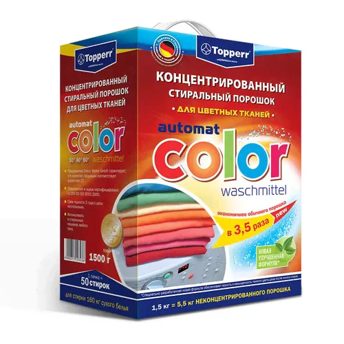 Аксессуар Topperr 3204, концентрат COLOR, 1,5 кг-0