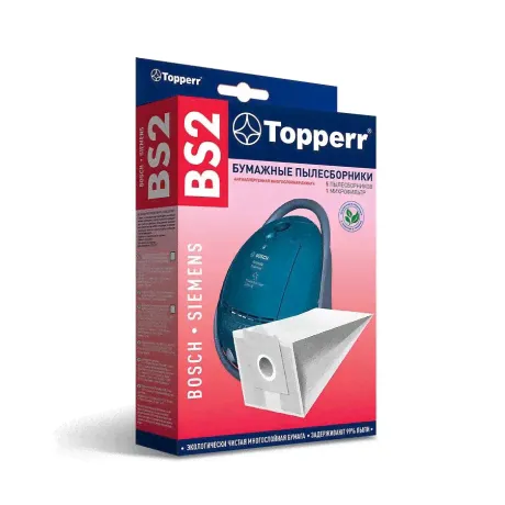Пылесборники Topperr BS 2 (5пылесбор.+микрофильтр)-1