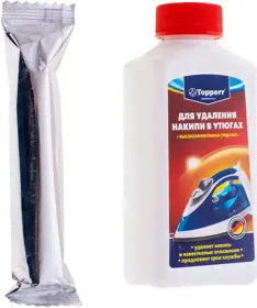 Набор для очистки утюгов Topperr 3013 ср-во от накипи+чист карандаш