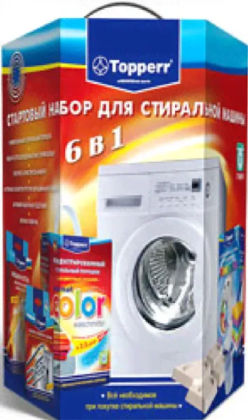 Стартовый набор для стиральных машин Topperr Premium 6 in 1-0
