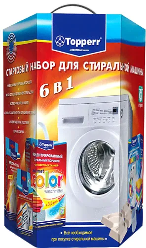 Стартовый набор для стиральной машины 6 в 1 Topperr 3209-0