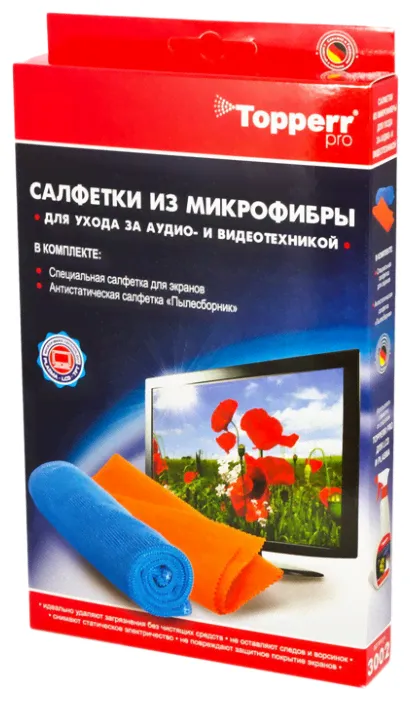 Набор Topperr 3002 сухие салфетки